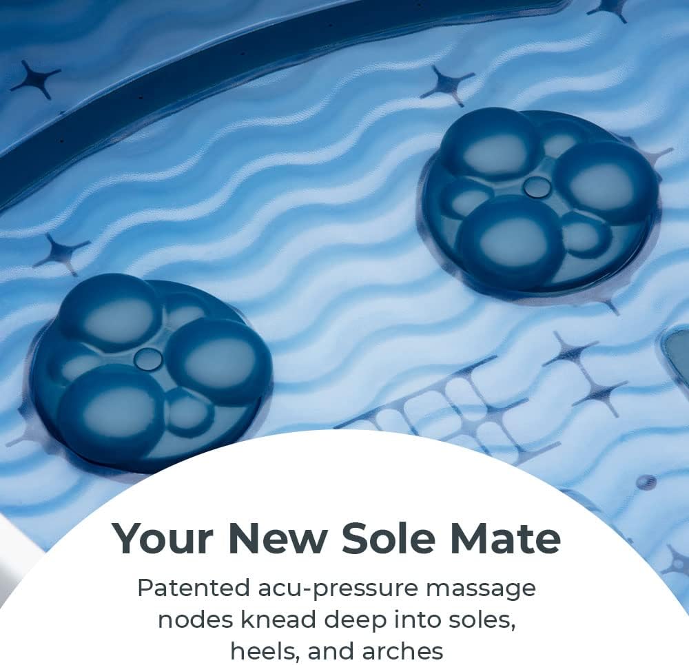 HoMedics Shiatsu Bliss Footbath with Heat Boost, Foot Spa Massager, Deep Kneading Pedicure Tub, Vibrating Bubbles with Soothing Heat, Portable at-Home Spa