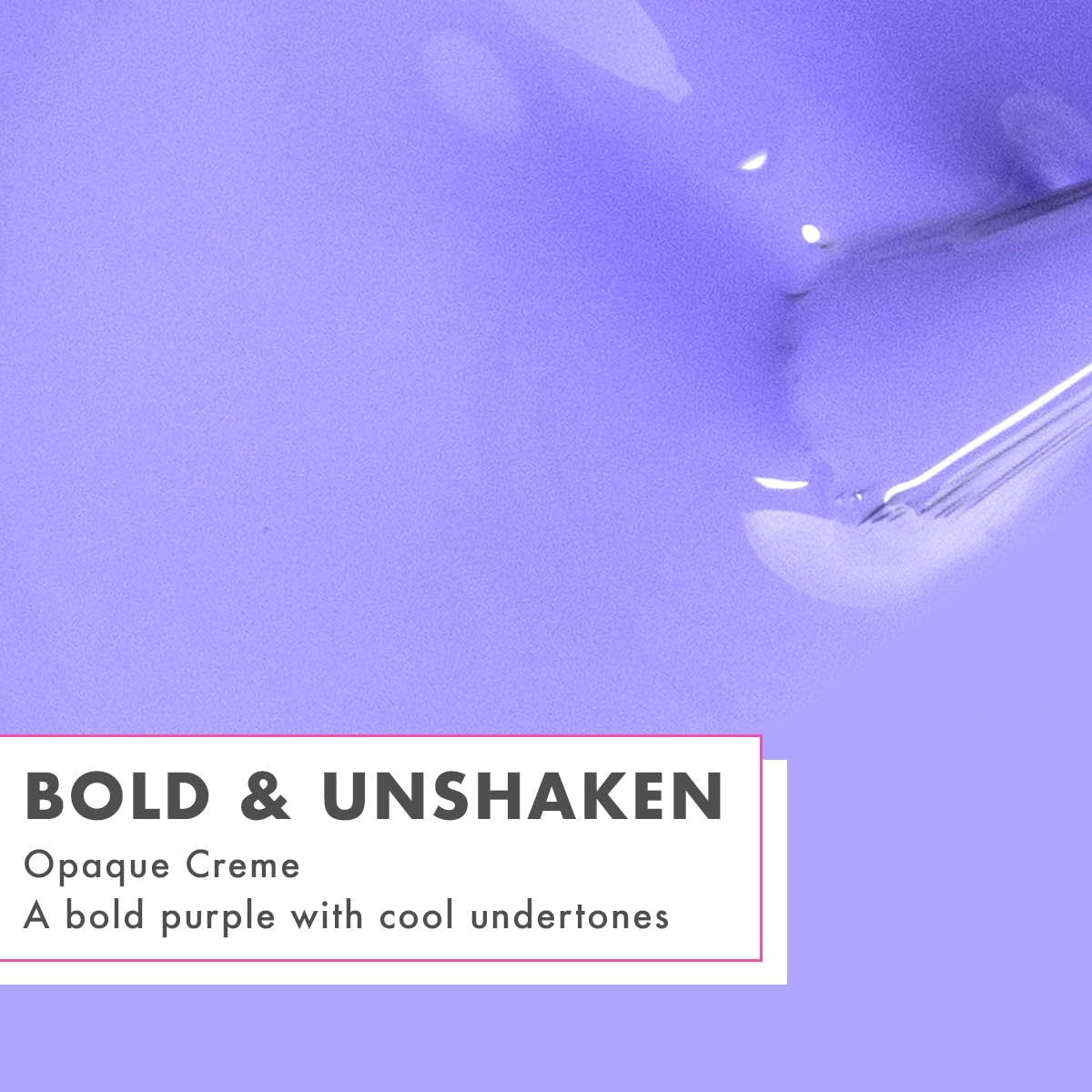 Olive & June Gel Polish | UV LED Nail Lamp Needed | Long Lasting Formula | Up to 21 Days of Wear | Damage-Free Removal | Salon-Quality Manicure at Home | Bold & Unshaken | Bold Purple