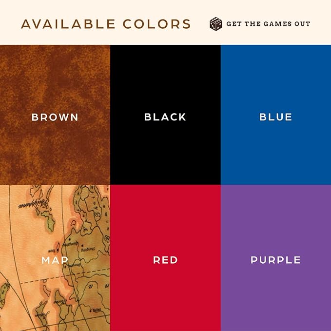 Get The Games Out Backgammon Set, Classic Board Game Case, 2 Players, Includes Strategy & Tip Guide, Perfect for Parties and Family Game Nights - Small, Black