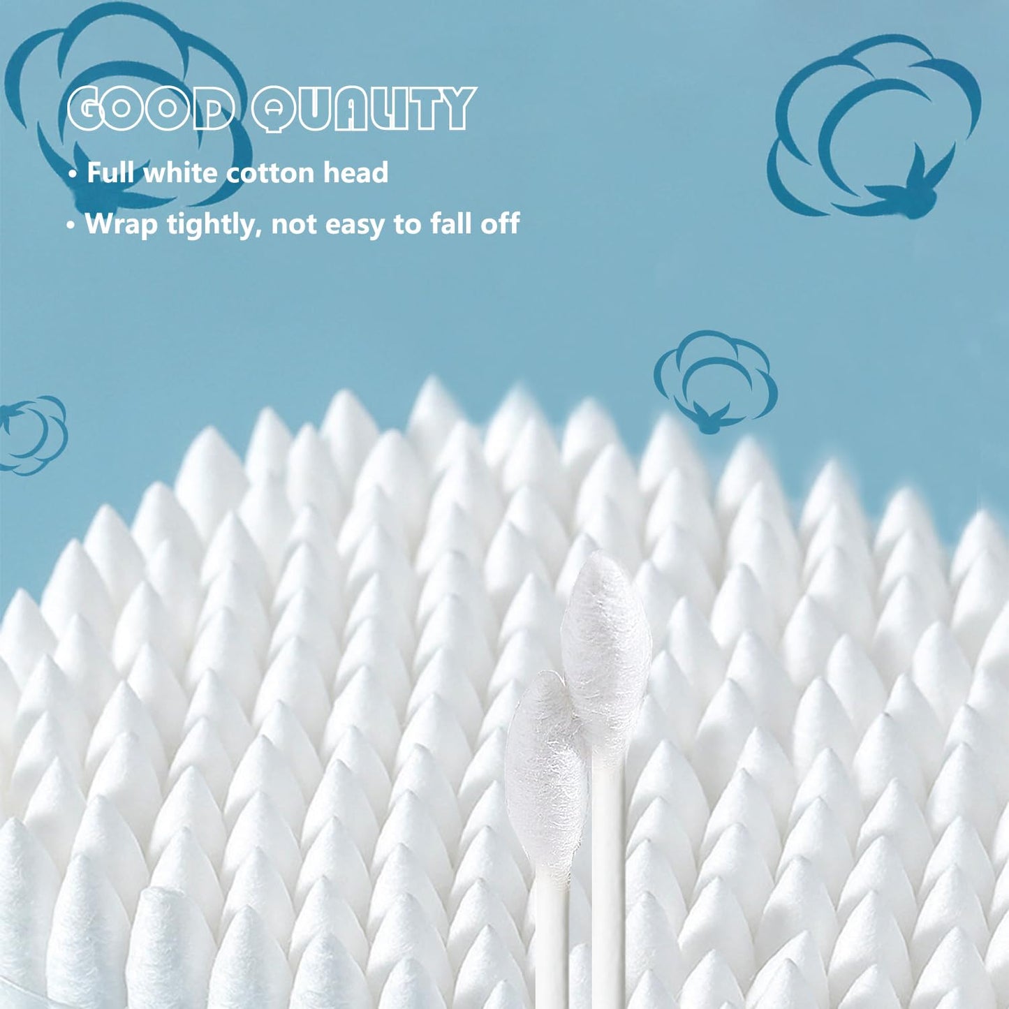 Precision Tip Cotton Swabs/Double Pointed Cotton Buds for Makeup 1000pcs