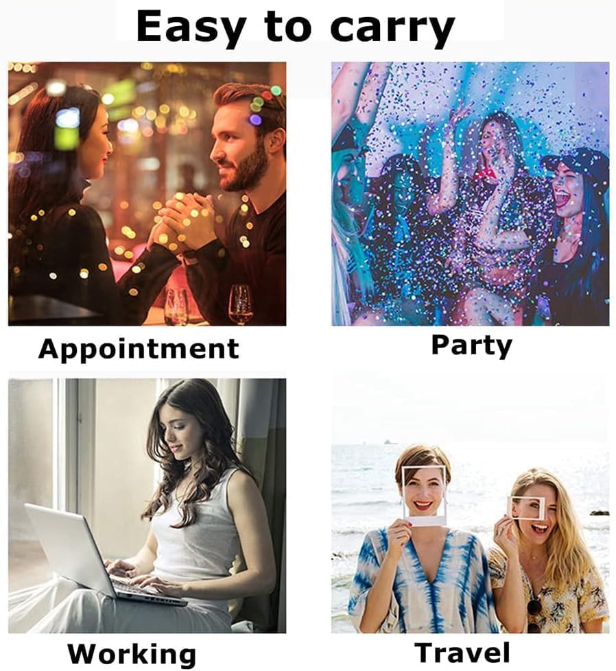 Spray Water Bottle Hair Mister, Fine Mist Stylist Sprayers 360 Empty Small Misting Spritzer, Perfume Atomizer with Pump Clear Containers 2PCS/2oz