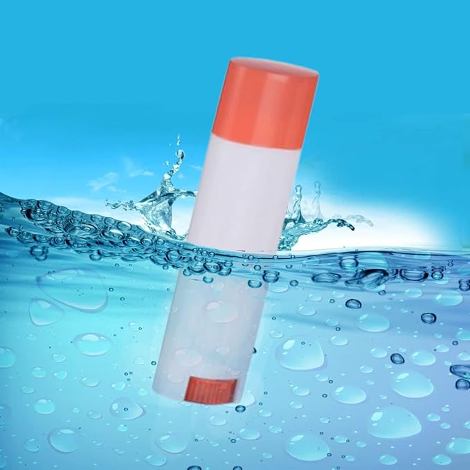 5ml 100Pcs Empty Oval Deodorant Lip balm Tubes Containers Twist-up Refillable Containers for Lipstick,Chapstick,Homemade Lip balm,DIY Deodorants(Pink White)