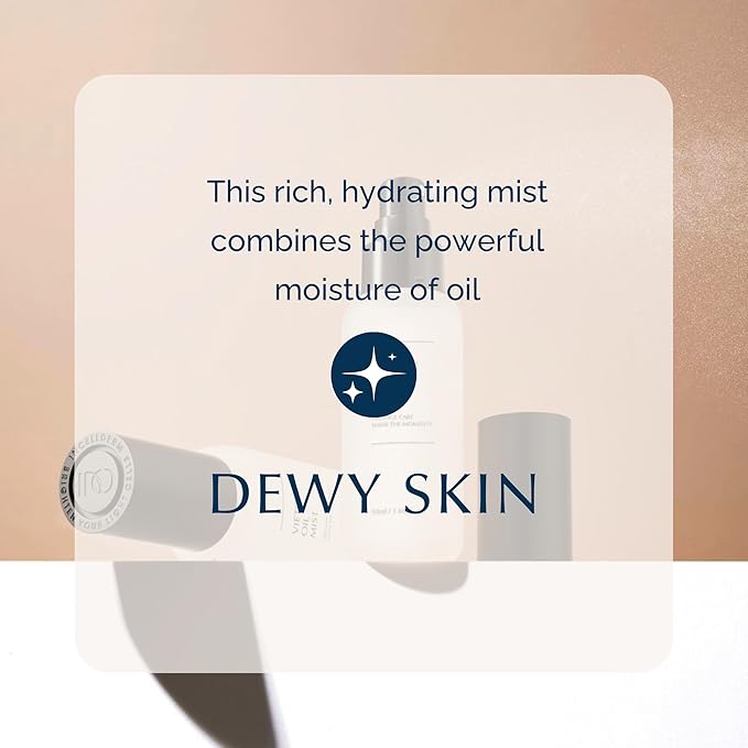 INCELLDERM Riman Vieton Oil Mist | 50ml | Bi-Phasic Hydration with Camellia Seed Oil & Seaberry Water | Korean Skincare Mist for Moisture, Balance & Radiance | Natural Facial Spritz Moisturizer