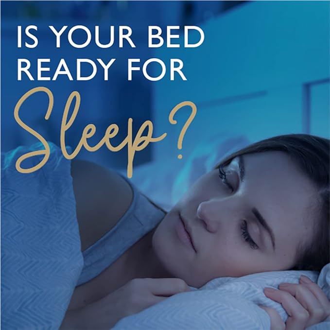 Feather & Down Straight to Sleep Gift Set: 50ml Pillow Spray & 50ml Body Lotion, The Perfect Sleep Duo, Infused with Lavender & Chamomile Essential Oils, Vegan & Cruelty Free