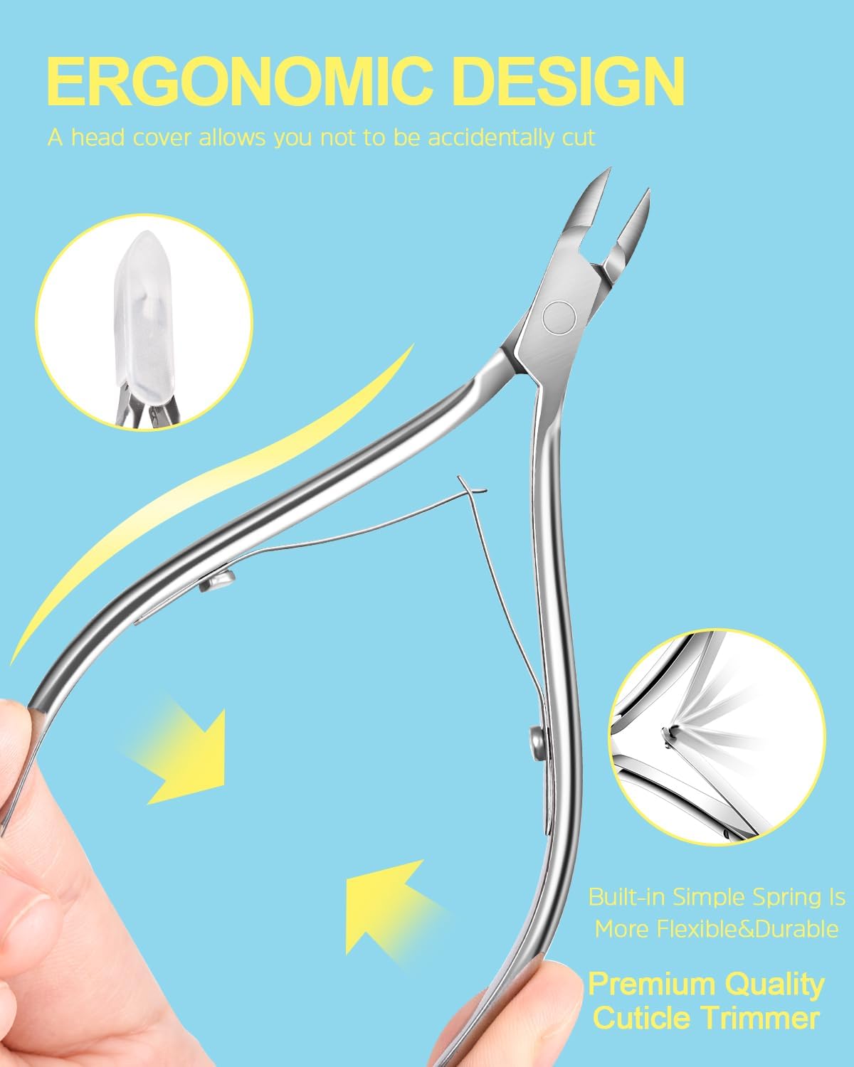 MORGLES Nail Files and Buffers Set, Manicure Kit for Women with Blueberry Cuticle Oil, 13 Pcs Nail Care Kit with Cuticle Trimmer and Pusher