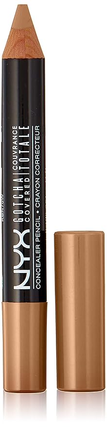 NYX Professional Makeup Gotcha Covered Concealer Pen, Deep Golden, 0.04 Ounce