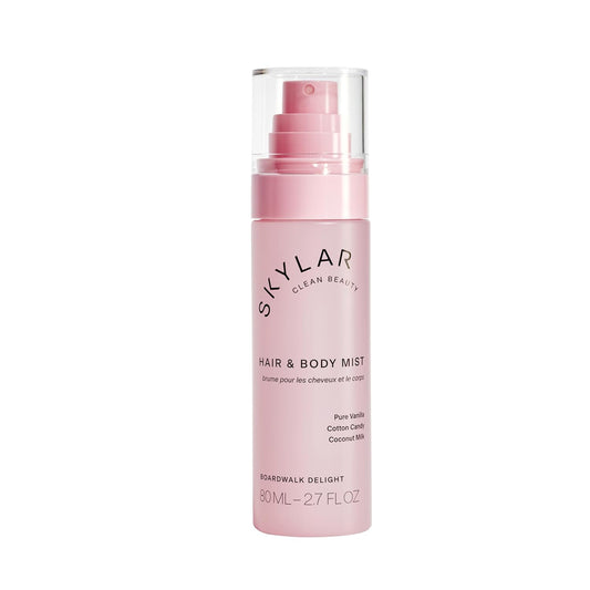 Skylar Boardwalk Delight Hair & Body Mist | Hypoallergenic & Clean Fragrance | Vegan, Cruelty Free, and Safe For Sensitive Skin | 80 ML, 2.7 Fl Oz