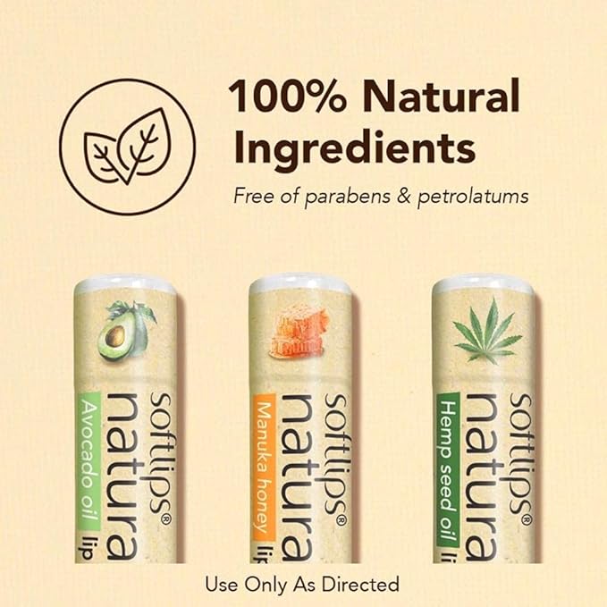 Softlips Natural with Avocado Oil Lip Balm (2)