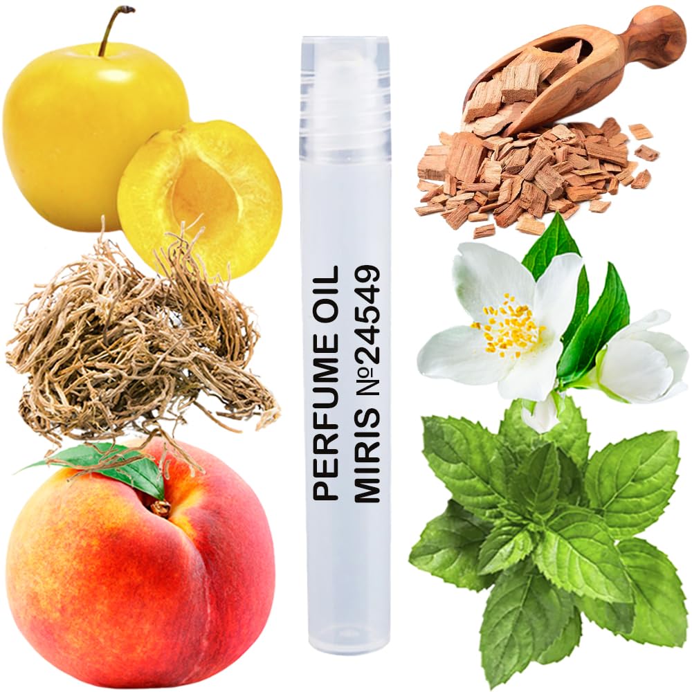 MIRIS Perfume Oil No. 24549, Inspired by Dahlia Divin, Long-Lasting Women Roll-On, Rollerball 0.34 Fl Oz / 10 ml