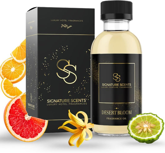 Luxury Hotel Inspired Fragrance Oils for Diffusers (4.05 Fl Oz, Desert Bloom)