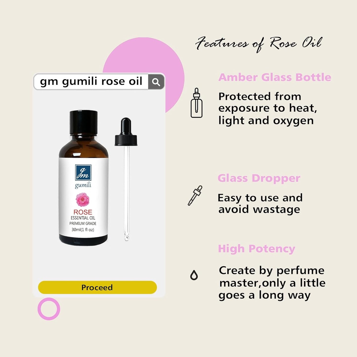 Rose Essential Oil and Jasemine Essential Oil, Floral Scent Oils Home Fragrance Oils for Diffuser Perfume Candle Soap Making - 2 Oz, Pack of 2