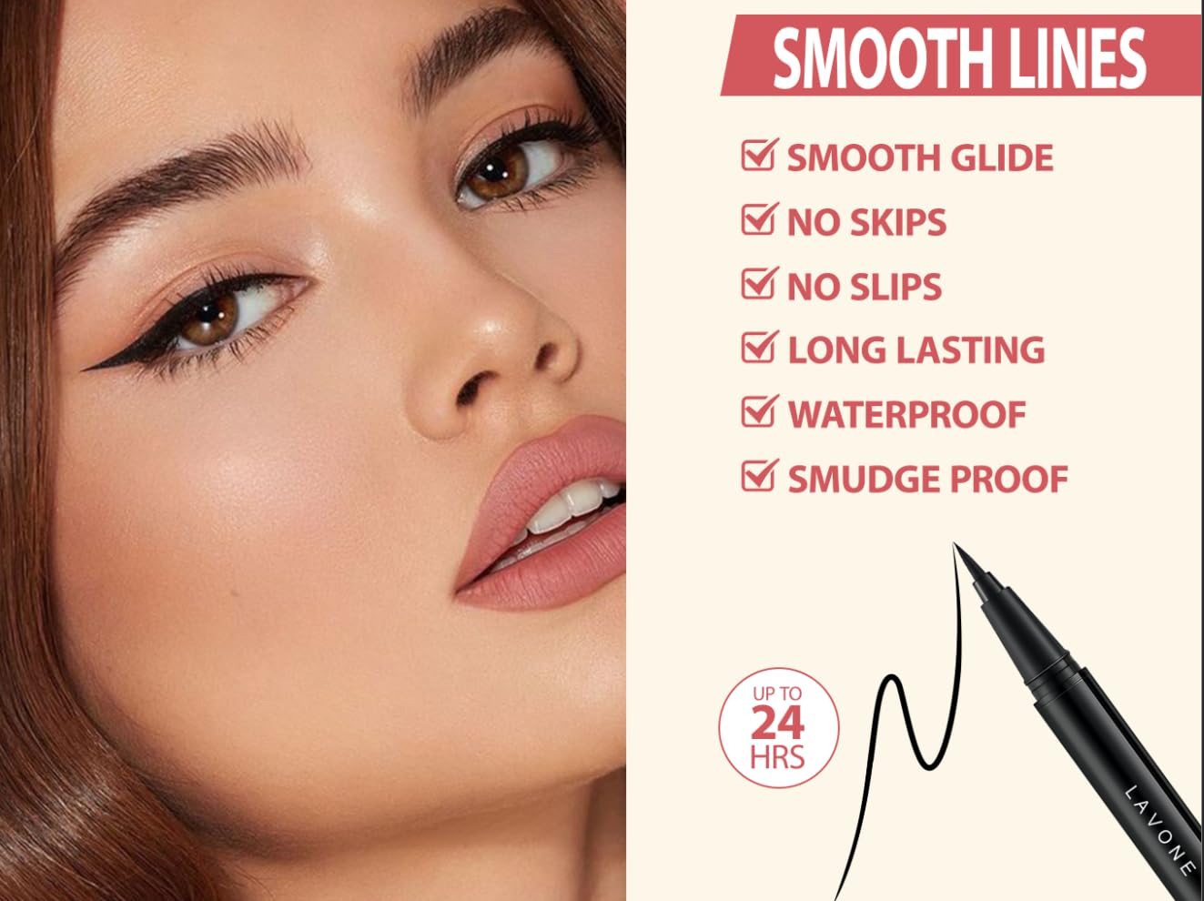 Eyebrow Pen Kit, with Microblading Eyebrow Pen, Eyebrow Gel, Eyeliner, Eyebrow Brush, Eyebrow Pencils for Women, Waterproof, Smudge Proof, Long Lasting Makeup Formula - Brunette