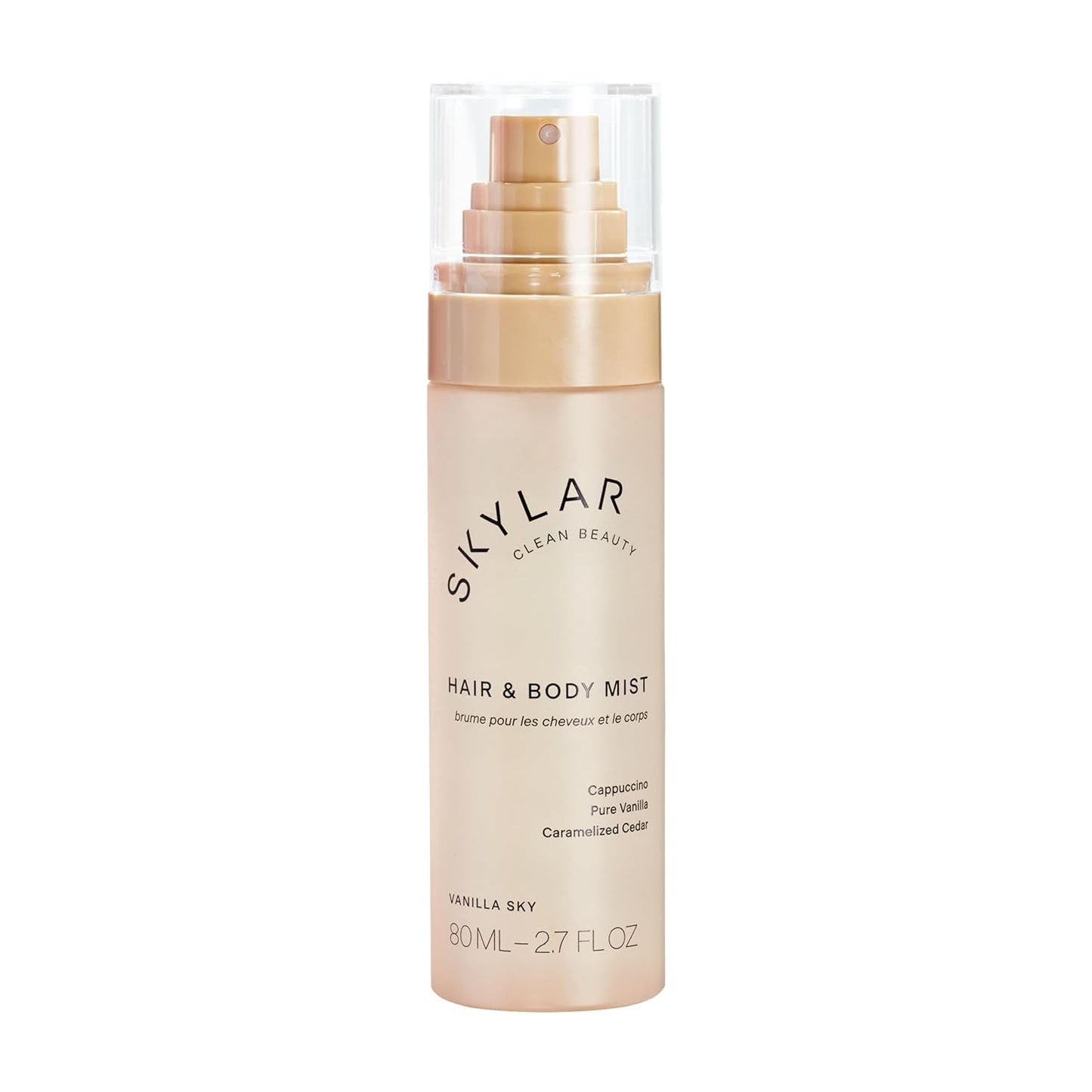 Skylar Vanilla Sky Hair & Body Mist | Hypoallergenic & Clean Fragrance | Vegan, Cruelty Free, and Safe For Sensitive Skin | 80 ML, 2.7 Fl Oz