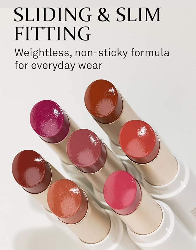 HINCE Mood Enhancer Lip Glow, Moisturizing Lip Balm with Shea Butter & Sweet Almond, Non-Sticky and Long-lasting Tinted Lip Tint with Buttery Balm Texture for Neutral Color 0.2oz. (1, START OVER, 04)