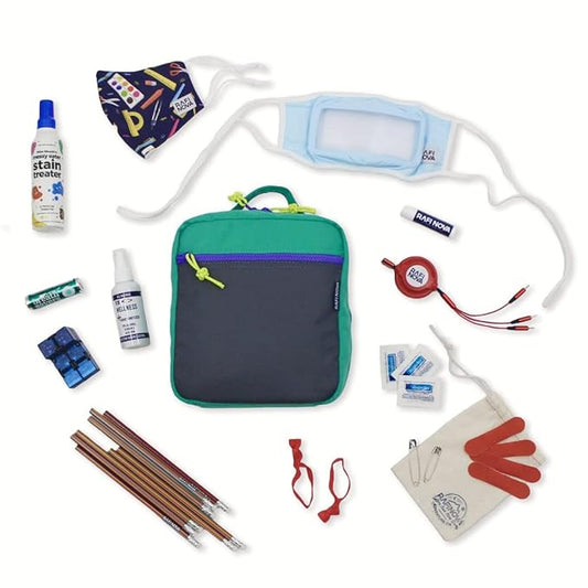 Oh Shit Kit Teachers Edition With All Essentials Face Coverings, Lip Balm, Adaptable Phone Charger and More