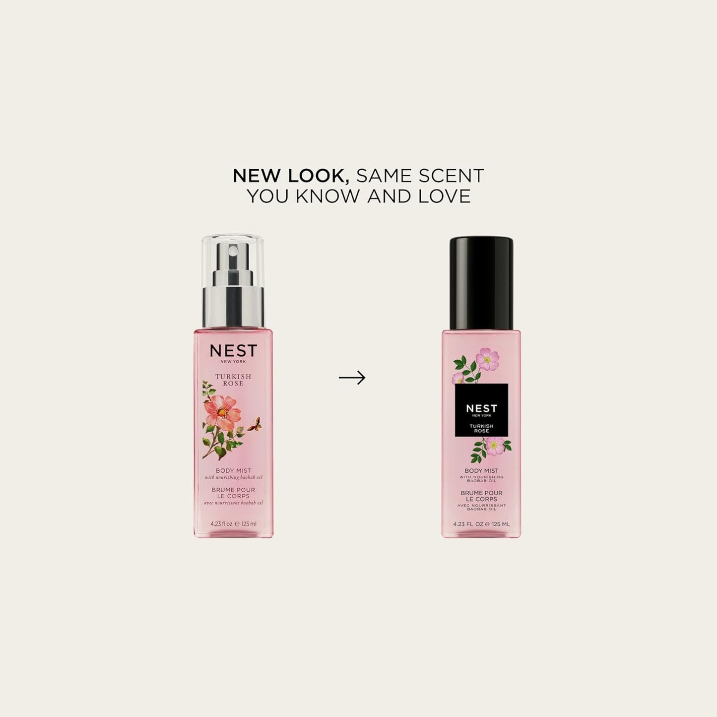 NEST New York Turkish Rose Body Mist - 125 mL - Vegan & Cruelty Free
