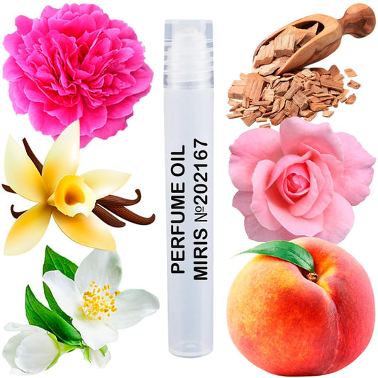 MIRIS Perfume Oil No. 202167, Inspired by Sweet Peony, Long-Lasting Women Roll-On, Rollerball 0.34 Fl Oz / 10 ml