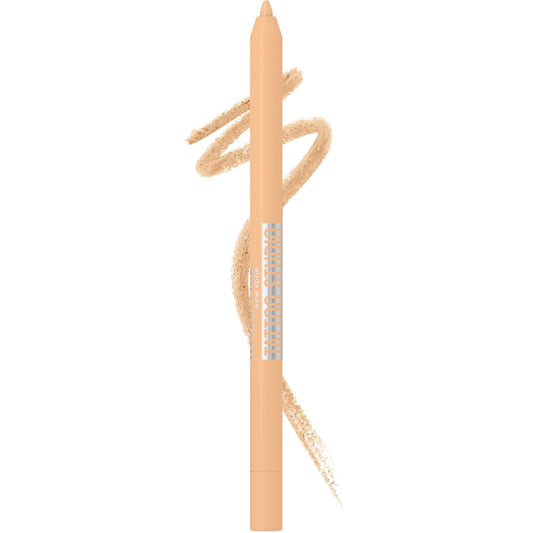 Maybelline Tattoo Studio Sharpenable Gel Pencil Waterproof Eyeliner, Long-Lasting Eyeliner With Smooth Gel Pigments For Up To 36HR Wear, Biscotti Cream, 1 Count