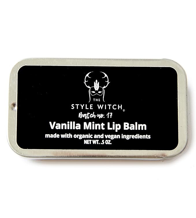 Vanilla Mint Lip Balm, Batch #17, Organic Ingredients, Vegan, Cruelty Free