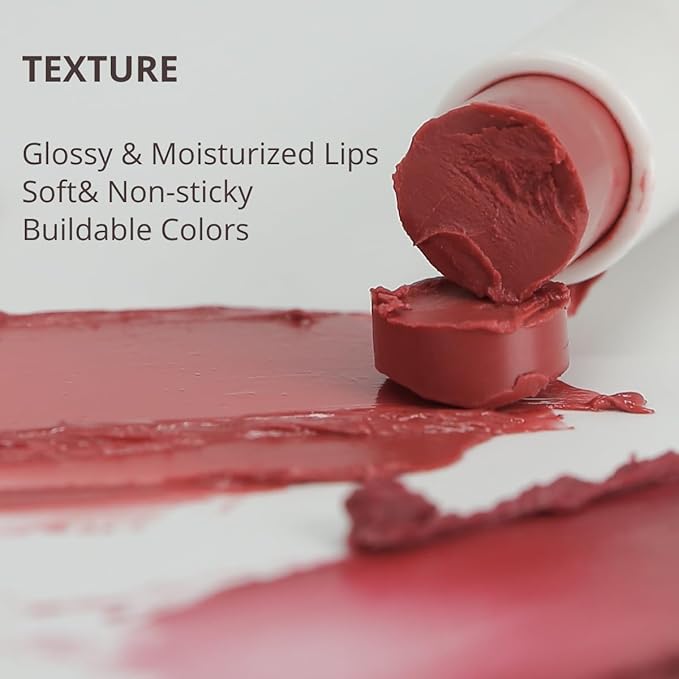 All Day Essential Tinted Lip Balm 03 Bite Watermelon | Natural Gloss Balm, Moisturizing Lip Care, Deep Nourishing Plant-Based Chapstick, Lasting Hydration Lip Butter for Dry Cracked Chapped Lips