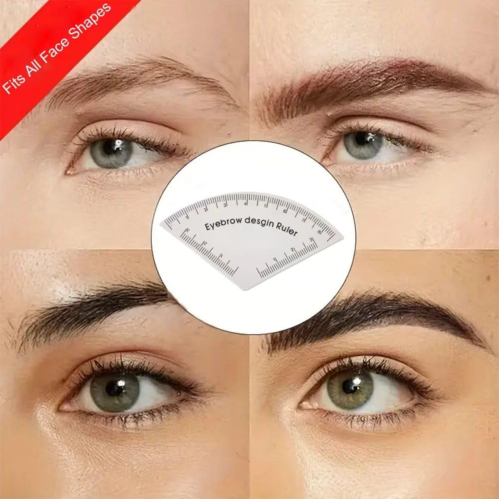 Eyebrow Stencils for Women Shaping, Instant Brow Shaper Kit Template DIY Tool for Fast Shaping, One-Second Brow Outline Guide (1 pc)
