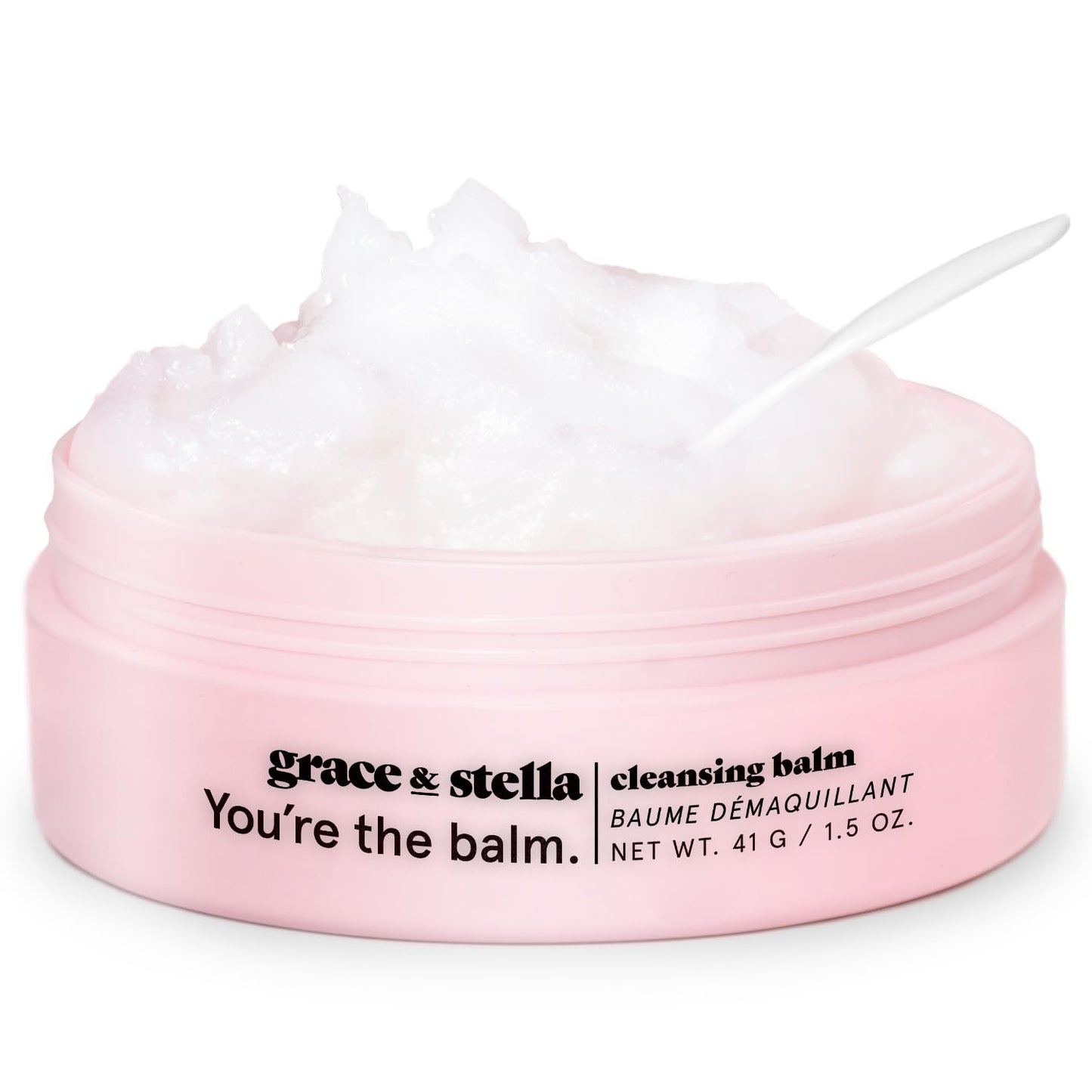 grace & stella Cleansing Balm - Travel Size Makeup Remover - Deep Cleansing & Hydrating Face Cleanser - Dissolves Waterproof Make Up, SPF & Impurities - Gentle on Skin - Vegan Skincare (41 g/ 4.3 oz)