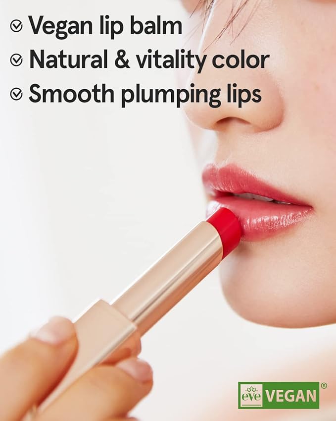 ATHÉ Authentic Lip Balm 03 AWESOME (Tinted), Lightweight Wear & Plumping Lips without Stickiness, Moisturizing & Nourishing Plant-Based Vegan Chapstick for Dry, Petrolatum Free, Cruelty-Free