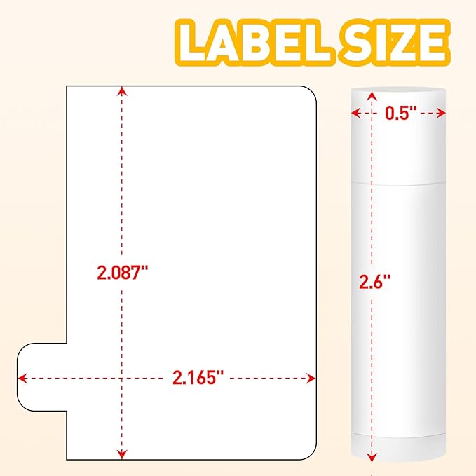 DMSKY 100 Pack Lip Balm Unlabeled, Natural Lip Balm Bulk Blank Tube, Lip Balm for Party Favors and Gift Basket Filling, Wedding or Baby Shower-5 Flavors