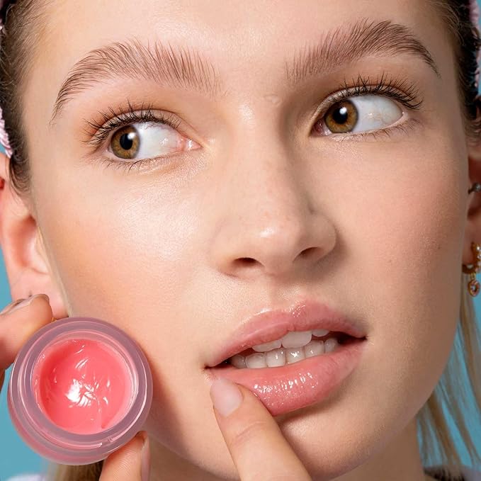 Sweet Lips in Just Juicy Overnight Lip Mask & Balm, Hydrating Lip Mask & Balm Infused with Nourishing Jojoba Oil & Shea Butter to Hydrate, Condition & Repair Dry Lips