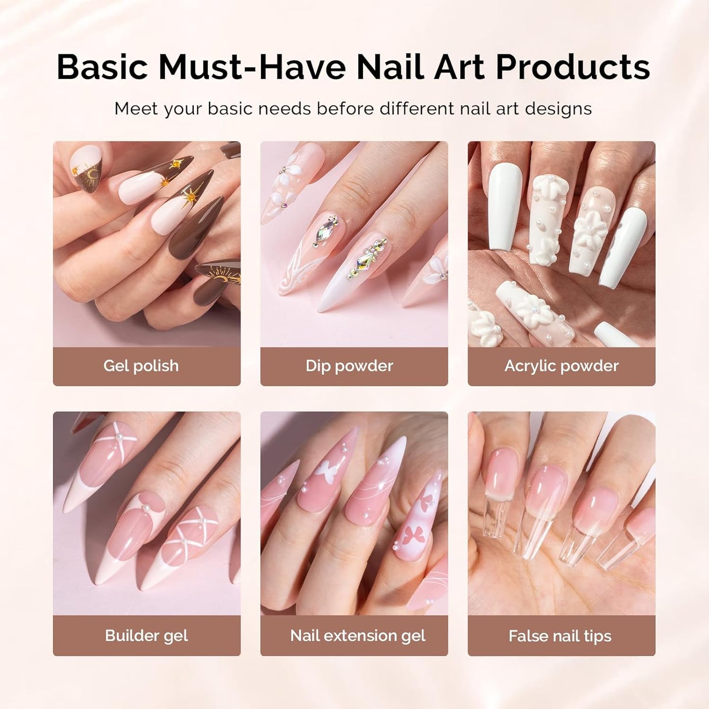 MelodySusie 2PCS Nail Dehydrator and Primer, Professional Natural Hema Free and Acid Free Primer,Dehydrator for Acrylic Powder and Gel Nail Polish,Fast Dry 15ML