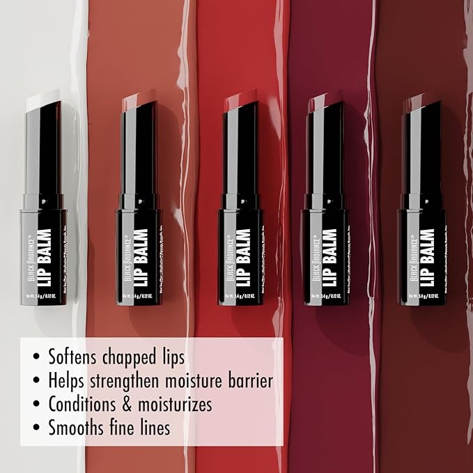 Black Radiance Beyond A Pout Plumping Lip Balm, Moisturizes & Conditions with a Blend of Botanical Oils & Hyaluronic Acid For a Glossy Finish, Vegan, Cruelty-Free - Luscious