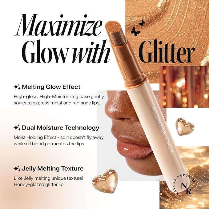 Nature Republic HONEY MELTING LIP 13-14 GLITTER (MAPLE GLITTER)