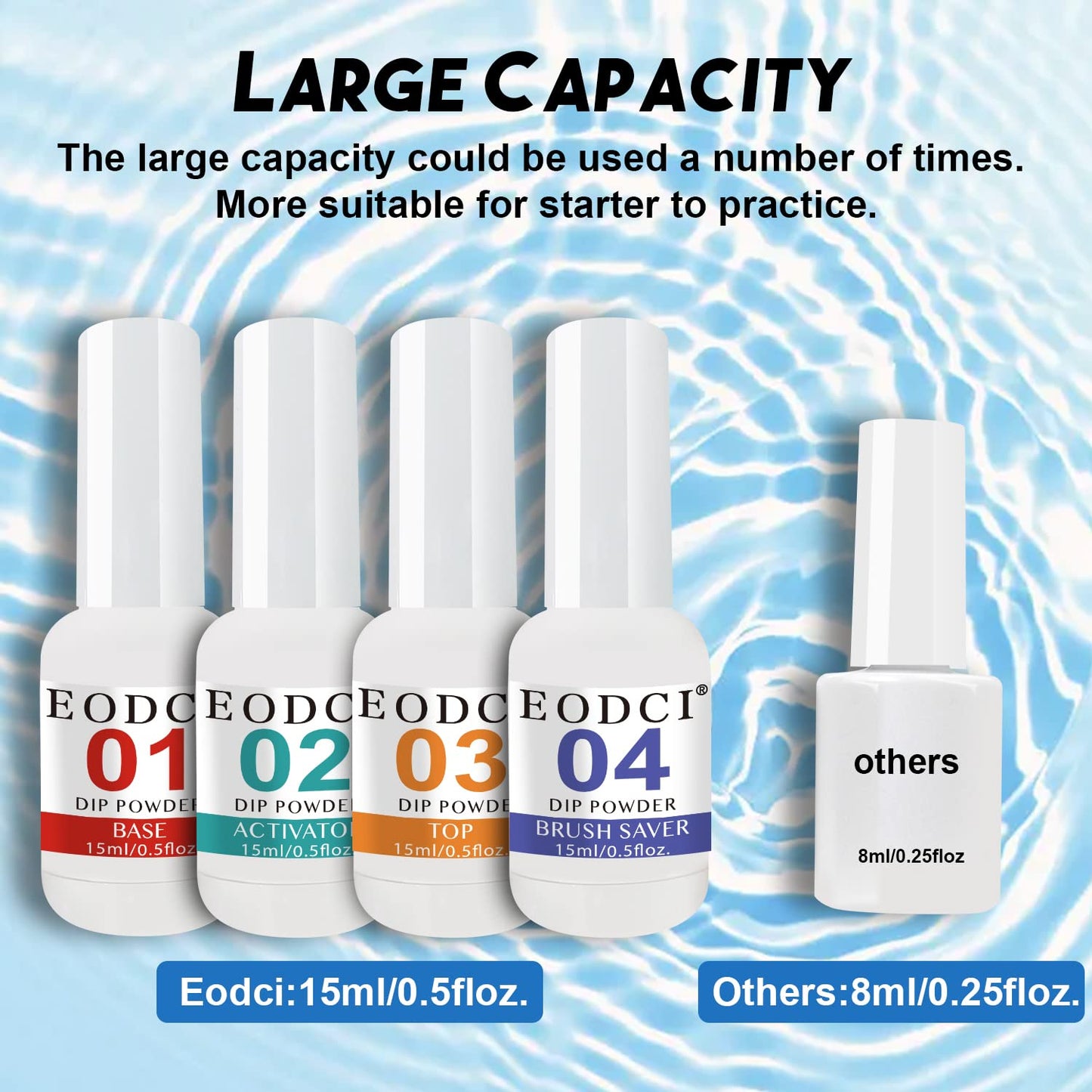 12 Pcs Dip Powder Nail Kit Starter, 6 Colors Red Black White Dipping Powder Kit With Base & Top Coat/Activator/Brush Saver, Nail Art Dip Manicure Kits for Women