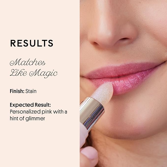 Winky Lux Glimmer Balm, pH Lip Balm, Color Changing Lipstick and Tinted Lip Balm, Vegan & Cruelty Free Lip Balm, Hydrate & Plump, Pink Shimmer Lipstick, Unicorn