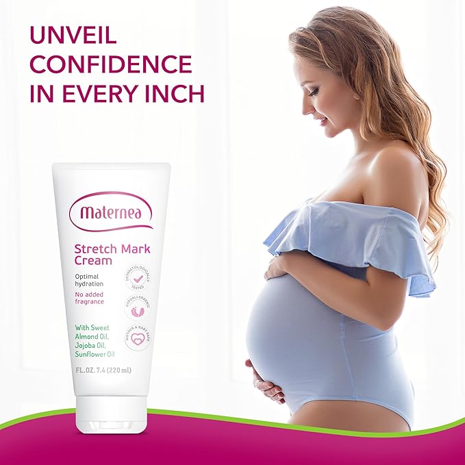 Stretch Mark Cream - Provides Optimal Skin Hydration and Improves its Appearance. 7.44 FL. OZ. (220ml)