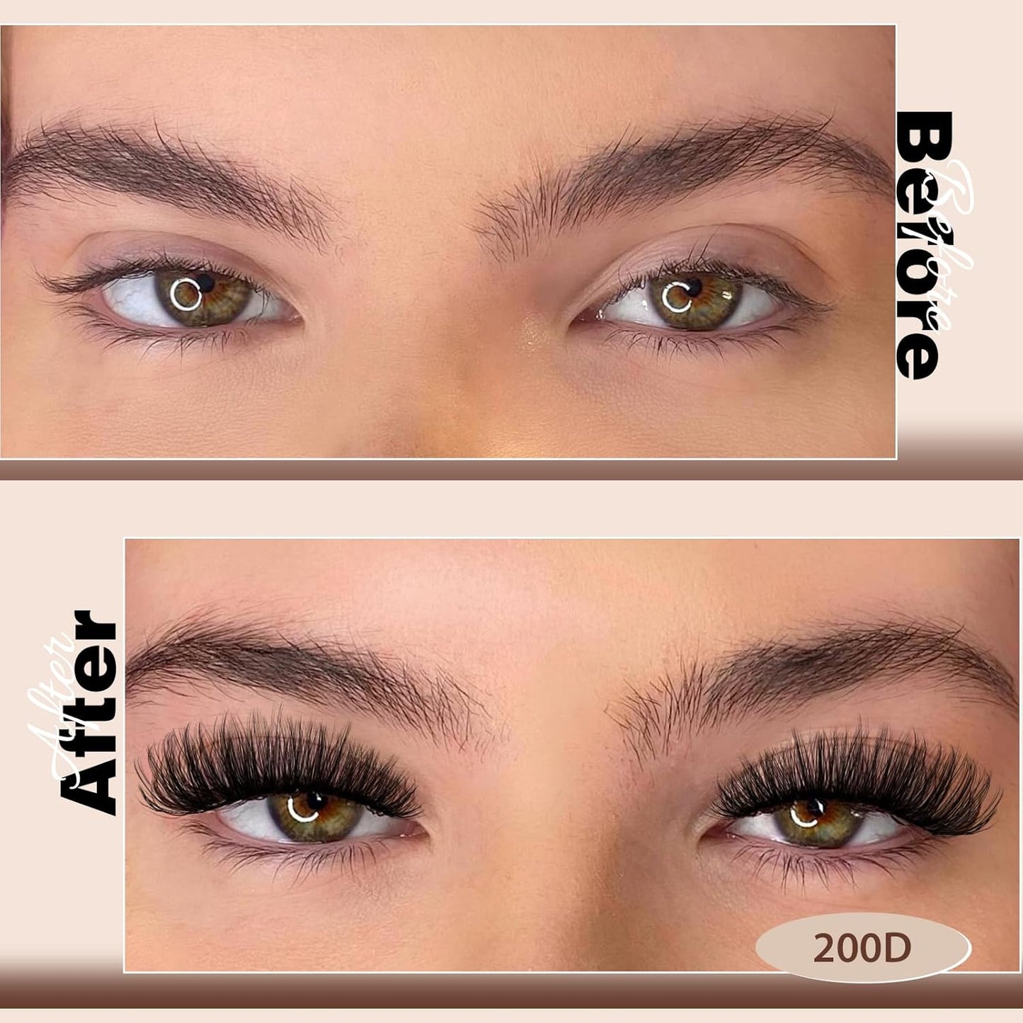 JMS&JMS 182Pcs Lash Clusters Eyelash Clusters 200D D Curl 9-16MIX Clusters Lashes Thick Super Soft Wispy DIY Eyelash Extension at Home(200D-D,9-16MIX)