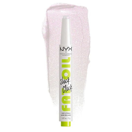 NYX PROFESSIONAL MAKEUP Fat Oil Slick Click, Lightweight, Buildable, Pigmented Vegan Lip Balm - Main Character