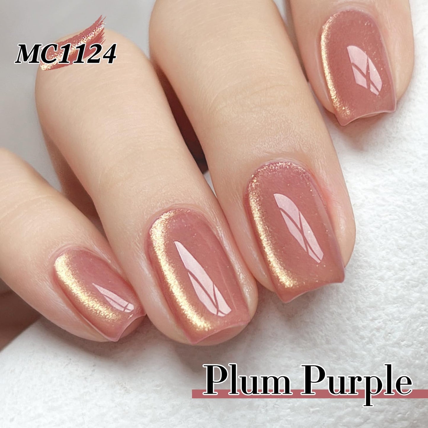 Double Rhythm 6 Colors Cat Eye Gel Polish Set Shimmer Glitter with Magnet Holographic Reflective Magnetic UV Nail Art Kit (6-Kit 42)