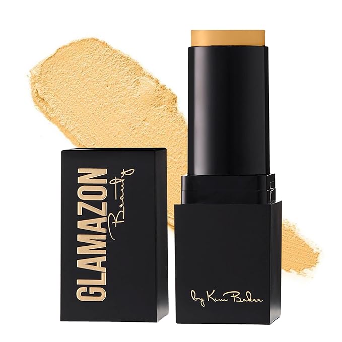 Glamazon Second to None Foundation Stick, Tabagian Beige, Light-to-Full Coverage, Weightless Makeup With a Glowy Natural Finish
