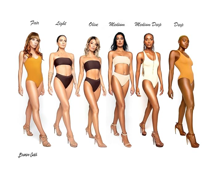 Melanie Mills Hollywood Gleam Body Radiance All In One Makeup, Moisturizer & Glow For Face & Body - Bronze Gold, Mini 1 fl.oz.