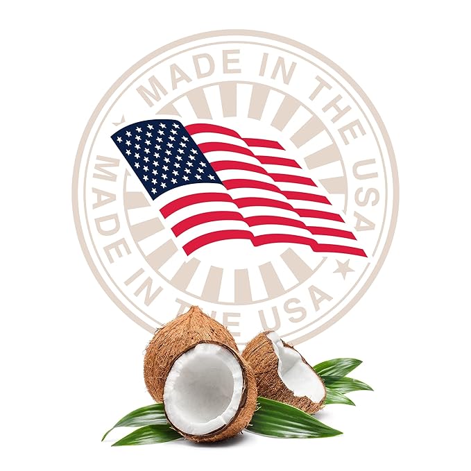 Organic Lip Balm With Coconut Oil | Handmade In the USA | Pure Unscented 4-Pack | Natural Lip Balm | Coconut Oil Lip Balm for Dry & Cracked Lips | Beeswax Lip Balm | 4 Lip Balm Pack