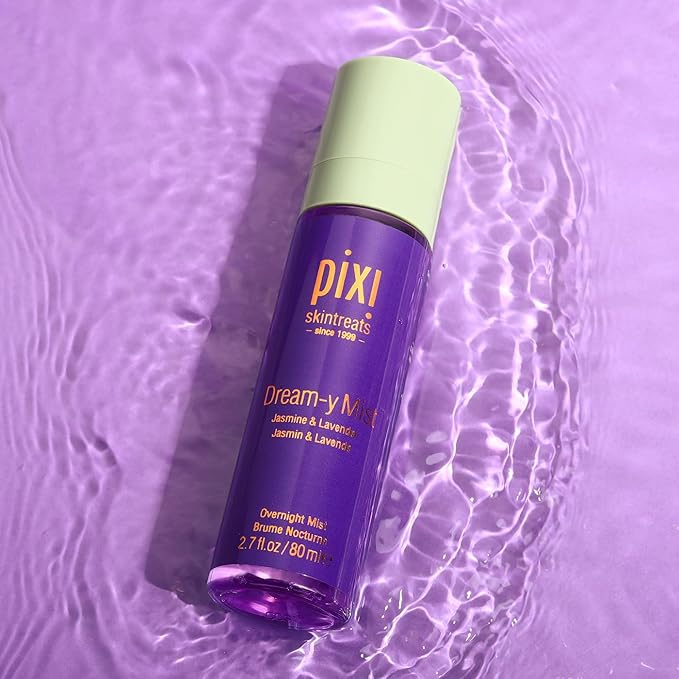 Pixi Beauty Dream-y Mist | Elixir Facial Mist | Help Hydrate & Preserve Skin with Jasmine, Lavender, Chamomile, 80ml