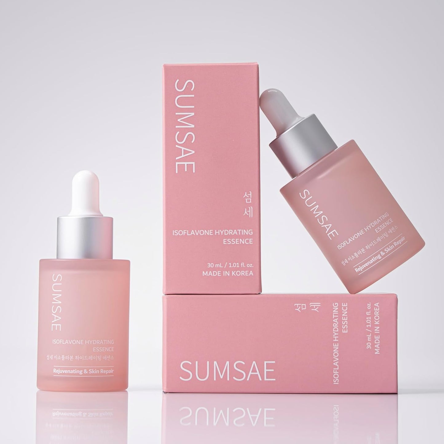 Isoflavone Hydrating Essence - Korean Skin Care with Polyglutamic Acid γ PGA from Korean Fermented Soybeans Hydrating and Firming Essence 30ml/1.01 fl.oz.