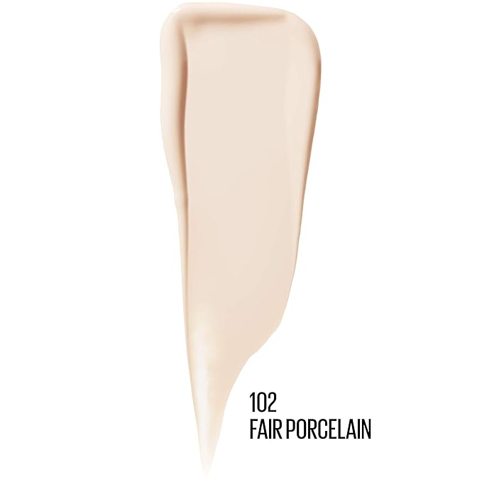 Maybelline Dream Urban Cover Flawless Coverage Foundation Makeup, SPF 50, Fair Porcelain