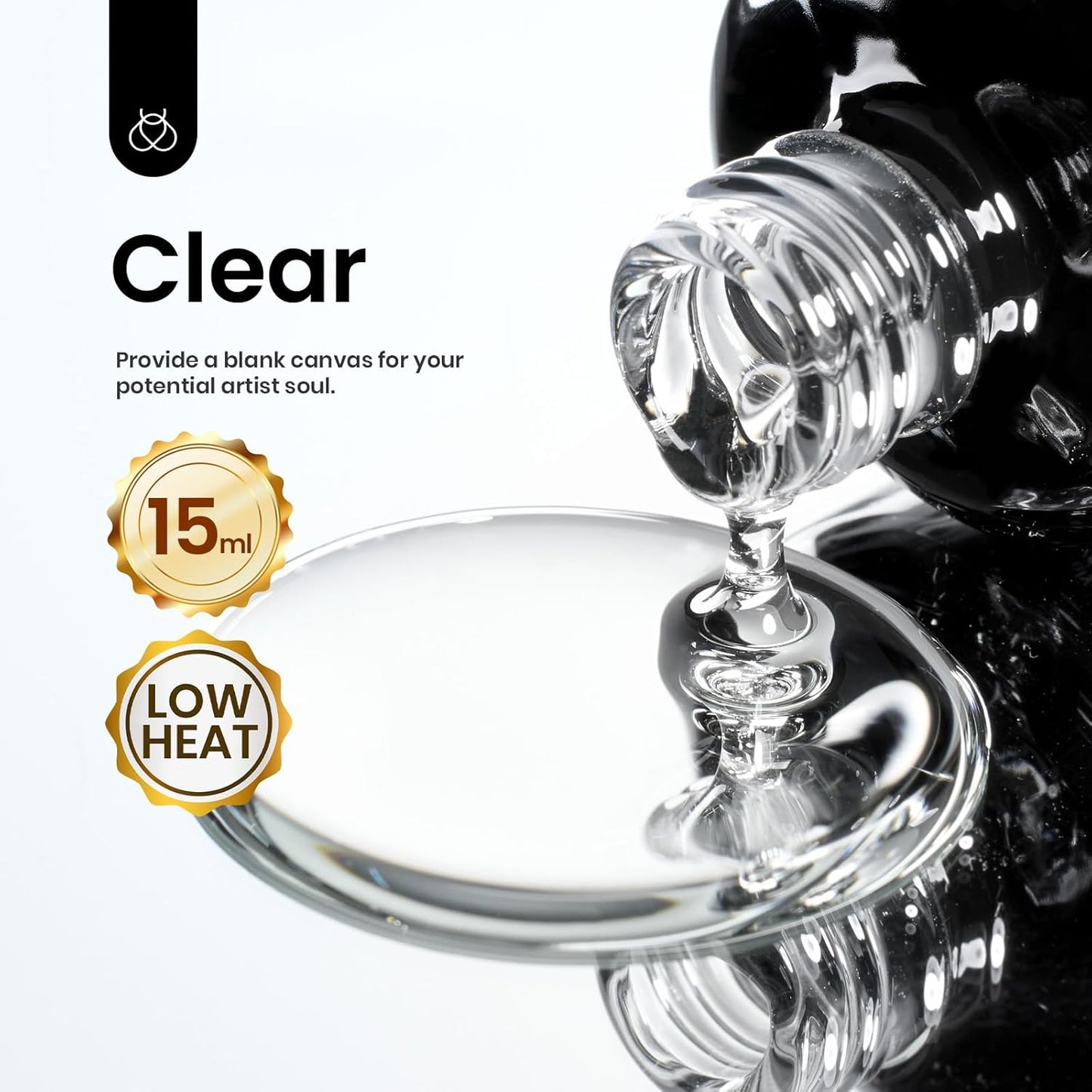 Beetles Builder Gel for Nails Low Heat, 0.5 oz 7 in 1 Clear Strengthener Gel with Liner Nail Brush for Nail Apex & Extension Strengthener Thickening Weak &Thin Nails Beauty Gift Sets for Women