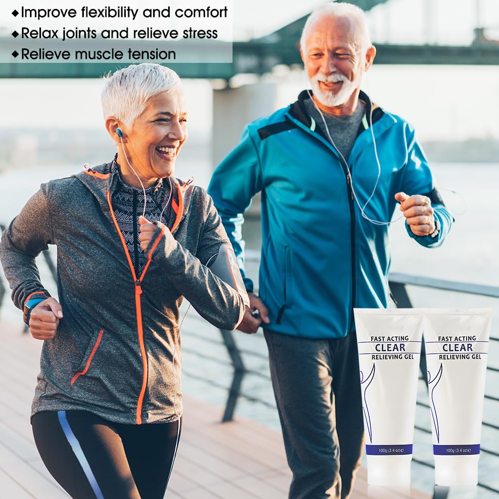 Soothing Cooling Gel 100g,Relieve Muscle Tension,Sports Soothing Cooling Body Care,Cooling with Menthol and Frankincense,Fast Absorbing for Women and Men,Brings a Comfortable Feeling(100g/3.04oz)