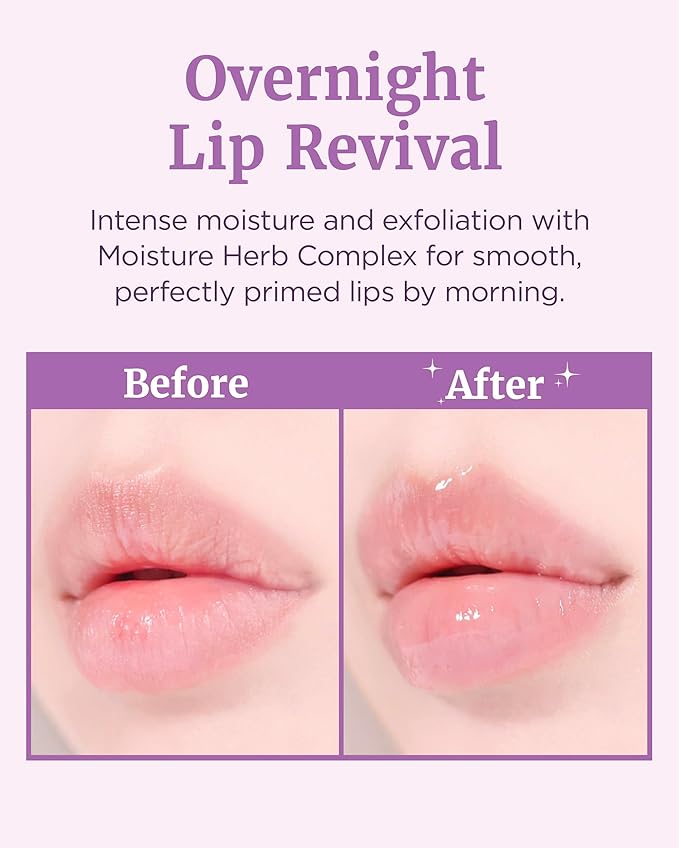 VDL Herbal Lipcerin (0.5fl oz) - Bergamot, Mallow Leaf, Sage. Long Term Moisturizing, Plumping, Conditioning Lip Gloss Balm. Korean Skin Care Sleeping Mask for Dry, Chapped Lips.