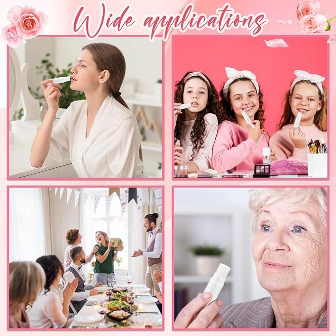 100 Pcs Lip Balm Bulk Heart Shape Lip Balm Jasmine Scented Beeswax Lip Balm Moisturizing Lip Balm Add Your Own Labels for Teacher Baby Shower Coworkers Friend Gift