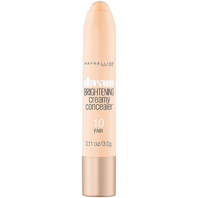 Maybelline New York Dream Brightening Creamy Concealer, Fair, 0.11 oz.