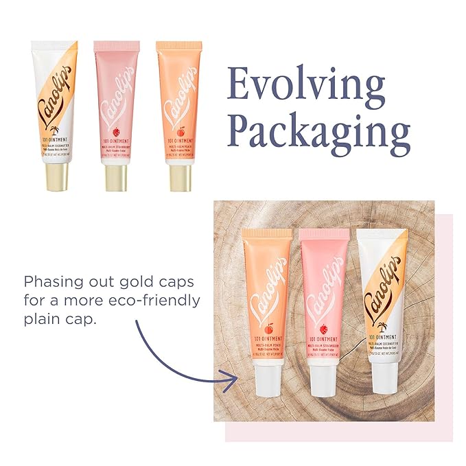 Lanolips Tinted Balm, Rhubarb - Moisturizing Lip Tint with Lanolin and Gloss for Shiny, Hydrated Lips - Hydrating Lip Balm for Dry Lips (12.5g / 0.44oz)